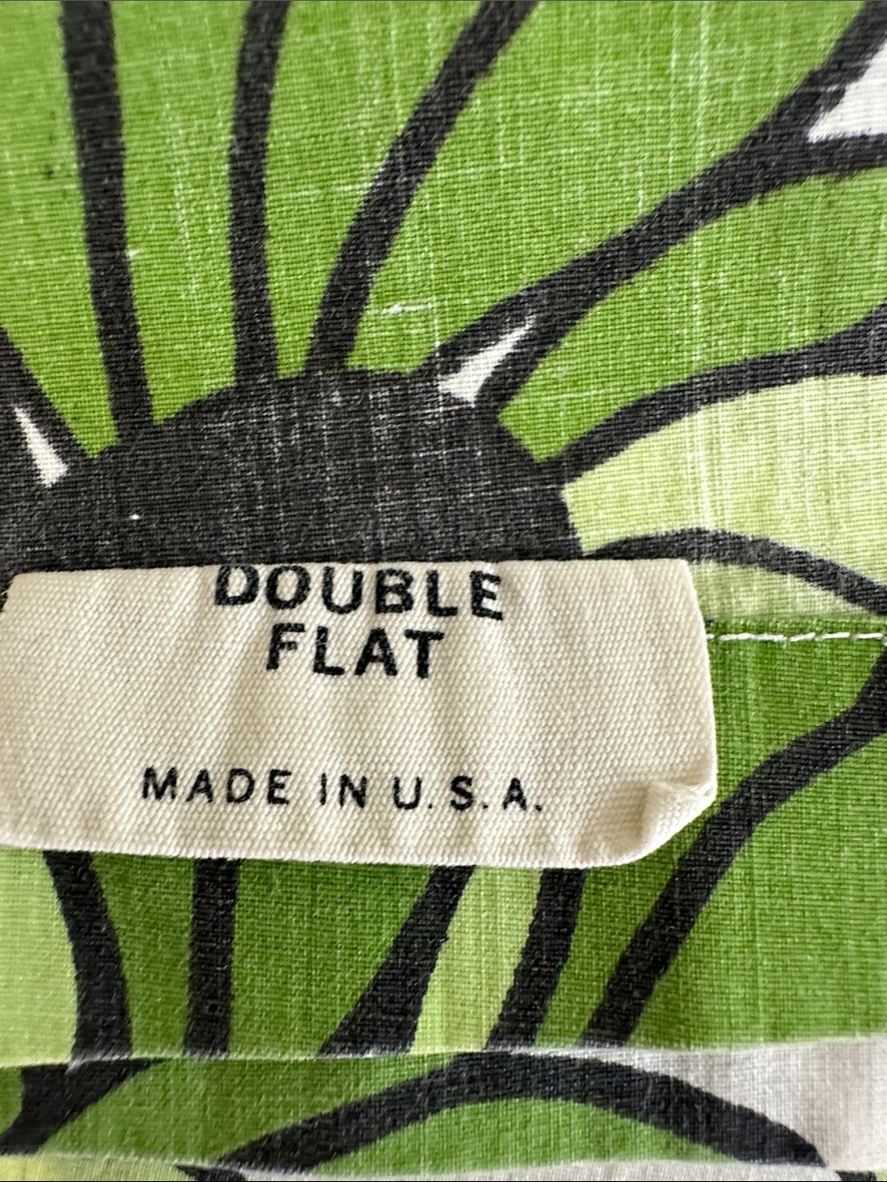 Retro Daisy Wondercale Springmaid Double Flat Sheet Vintage Black Eyed Susan - Picture 3 of 4